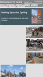 Mobile Screenshot of makingspaceforcycling.org